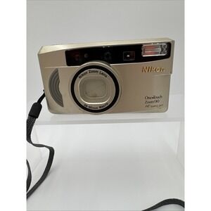 Nikon One Touch Zoom 90‎ AF Quartz Date 35mm Film Camera 38-90mm NOT TESTED